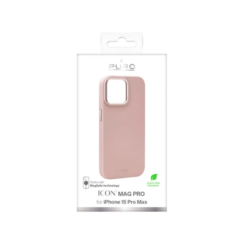 Kup Etui PURO ICON MAG PRO MagSafe Apple iPhone 15 Pro Max (Rózsaszín) - PUR760 - {ean13} - Sklep Home Screen
