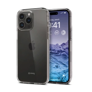 Kup Etui Crong Crystal Slim Cover Apple iPhone 15 Pro (przezroczysty) - CRG649 - {ean13} - Sklep Home Screen