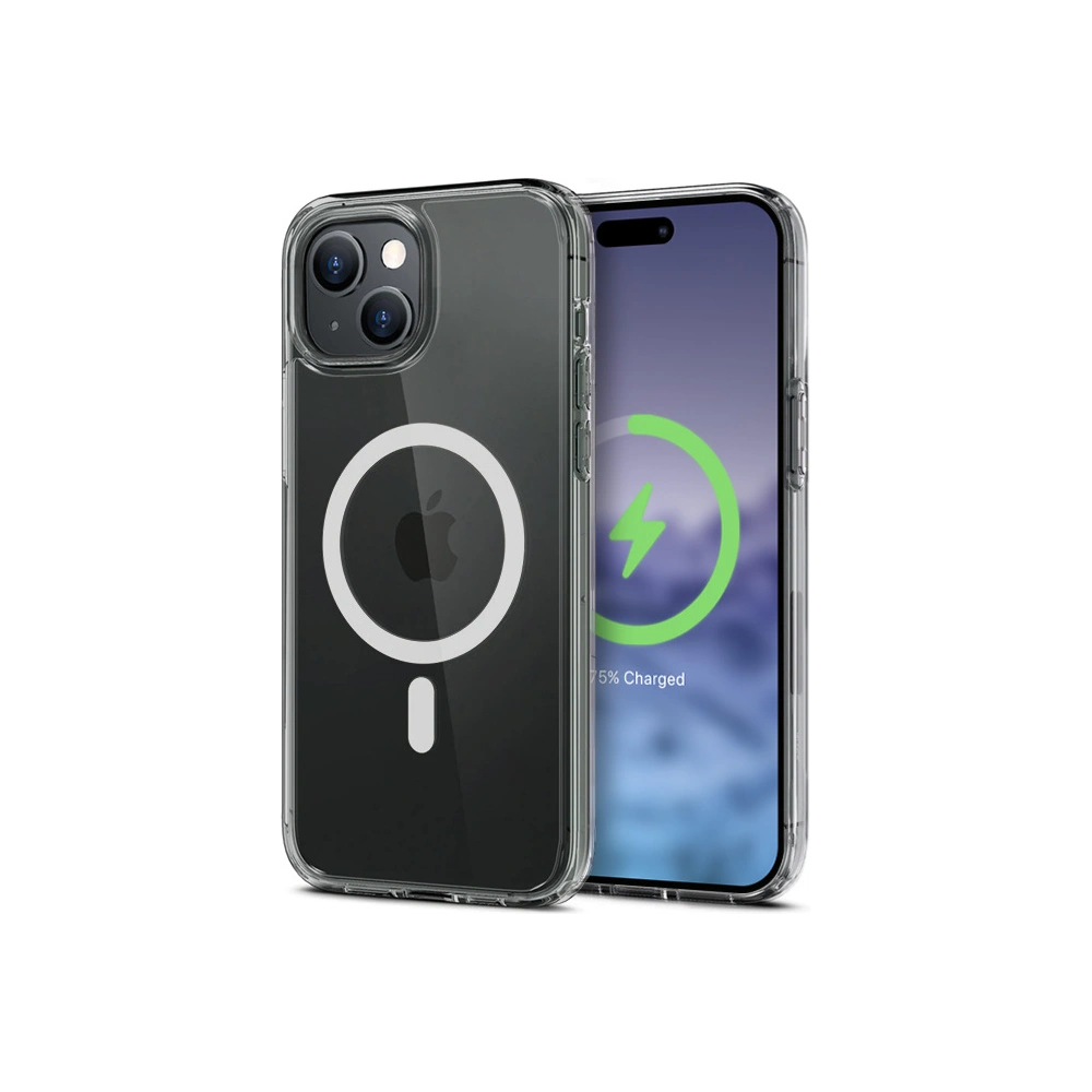 Etui Crong Clear MAG Cover MagSafe Apple iPhone 15 (przezroczysty)