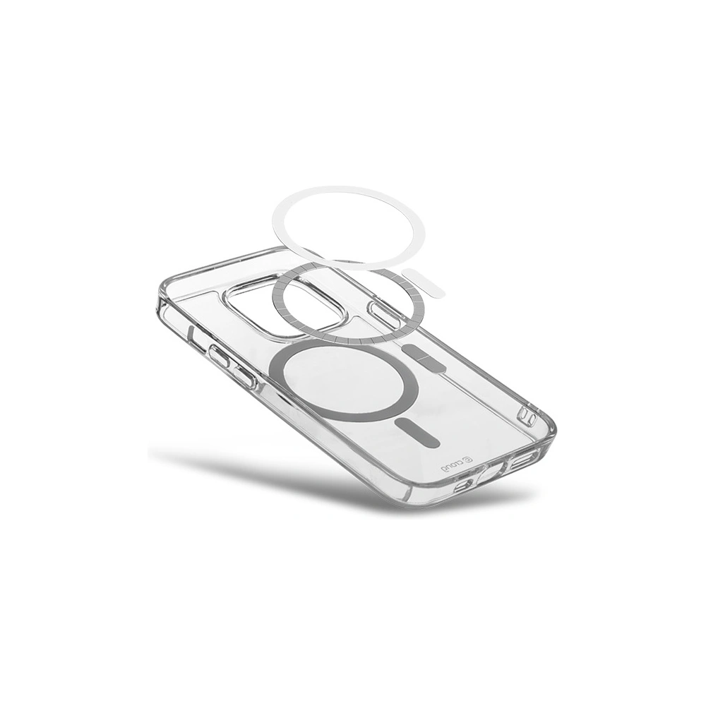 Etui Crong Clear MAG Cover MagSafe Apple iPhone 15 Pro Max (przezroczysty)