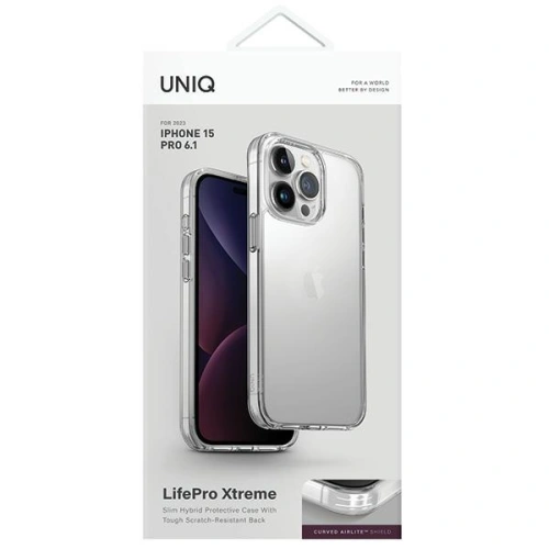 Kup Etui UNIQ LifePro Xtreme Apple iPhone 15 Pro przeźroczysty/crystal clear - UNIQ970 - {ean13} - Sklep Home Screen