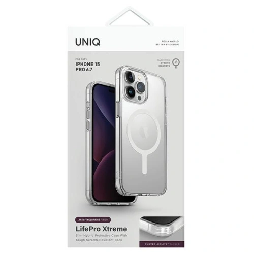 Buy UNIQ LifePro Xtreme Apple iPhone 15 Pro Max MagClick Charging frost clear - UNIQ973 - {ean13} - Home Screen Store Europe