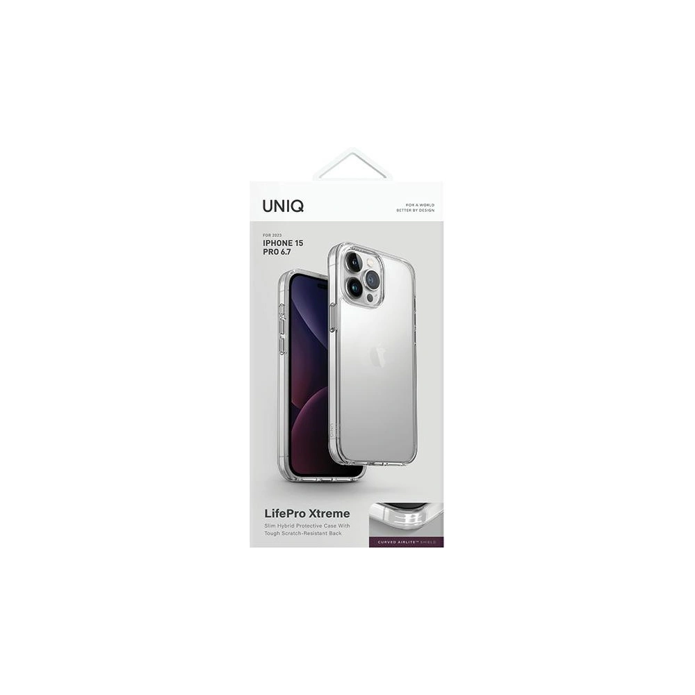 Etui UNIQ LifePro Xtreme Apple iPhone 15 Pro Max przeźroczysty/crystal clear