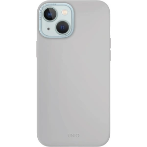 Etui UNIQ Lino Hue Apple iPhone 15 MagClick Charging jasnoszary/chalk grey
