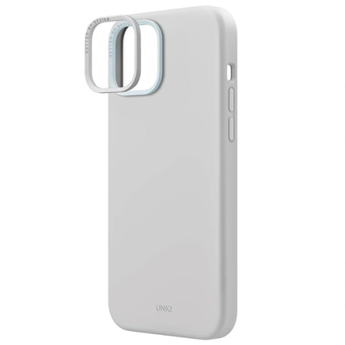 Kup Case UNIQ Lino Hue Apple iPhone 15 MagClick Charging hellgrau/chalk grey - UNIQ976 - {ean13} - Sklep Home Screen