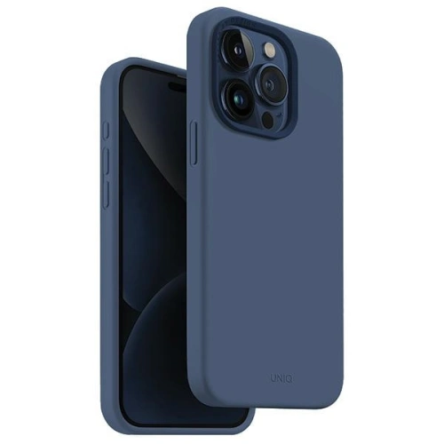 Kup Etui UNIQ Lino Hue Apple iPhone 15 Pro MagClick Charging granatowy/navy blue - UNIQ978 - {ean13} - Sklep Home Screen
