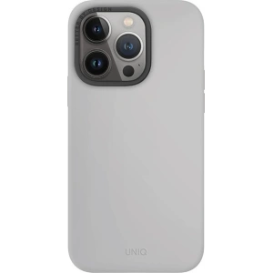 Etui UNIQ Lino Hue Apple iPhone 15 Pro MagClick Charging jasnoszary/chalk grey