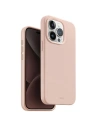Etui UNIQ Lino Hue Apple iPhone 15 Pro MagClick Charging rózsaszín/blush pink