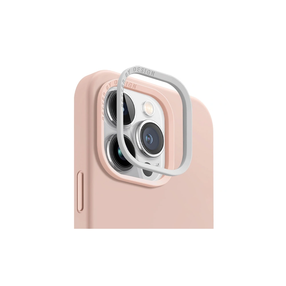 Etui UNIQ Lino Hue Apple iPhone 15 Pro MagClick Charging różowy/blush pink