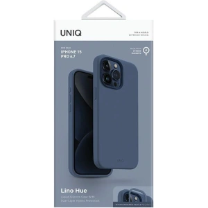 Buy UNIQ Lino Hue Apple iPhone 15 Pro Max MagClick Charging navy blue - UNIQ983 - {ean13} - Home Screen Store Europe