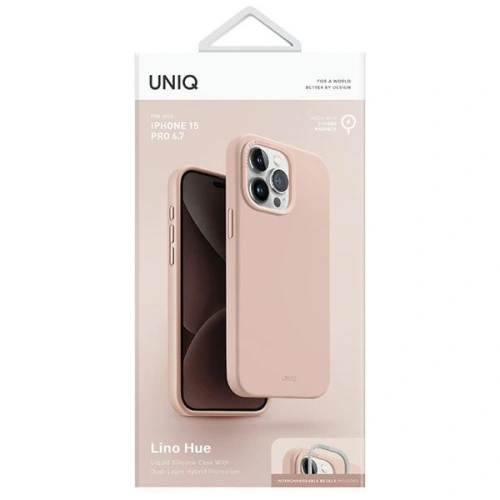 Buy UNIQ Lino Hue Apple iPhone 15 Pro Max MagClick Charging blush pink - UNIQ986 - {ean13} - Home Screen Store Europe