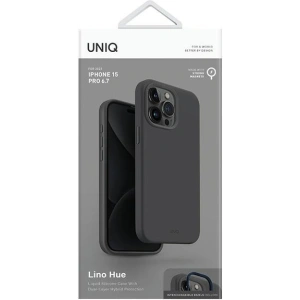 Buy UNIQ Lino Hue Apple iPhone 15 Pro Max MagClick Charging charcoal grey - UNIQ987 - {ean13} - Home Screen Store Europe