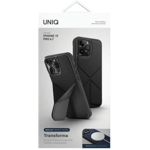 Kup Case UNIQ Transforma Apple iPhone 15 Pro Max MagClick Charging schwarz/ebony black - UNIQ990 - {ean13} - Sklep Home Screen