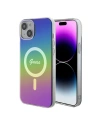 Guess Apple Husă GUHMP15MHITSK iPhone 15 Plus / 14 Plus husă rigidă IML Iridescent MagSafe multicolor / curcubeu