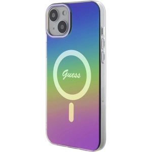 Etui Guess GUHMP15MHITSK Apple iPhone 15 Plus / 14 Plus hardcase IML Iridescent MagSafe wielokolorowy/rainbow