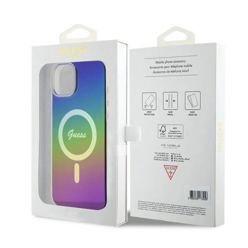 Kup Etui Guess GUHMP15MHITSK Apple iPhone 15 Plus / 14 Plus hardcase IML Iridescent MagSafe wielokolorowy/rainbow - GUE2880 - {ean13} - Sklep Home Screen