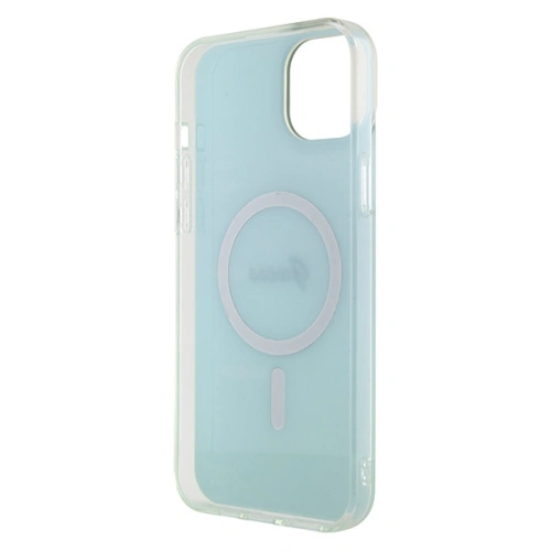 Kup Case Guess GUHMP15MHITSQ Apple iPhone 15 Plus / 14 Plus Hardcase IML Iridescent MagSafe türkis/turquoise - GUE2882 - {ean13} - Sklep Home Screen