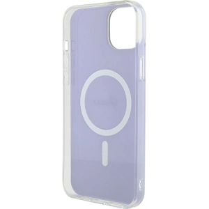 Etui Guess GUHMP15MHITSU Apple iPhone 15 Plus / 14 Plus hardcase IML Iridescent MagSafe fioletowy/purple