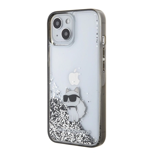 Kup Etui Karl Lagerfeld KLHCP15SLKCNSK Apple iPhone 15 hardcase Liquid Glitter Choupette průhledné - KLD1698 - {ean13} - Sklep Home Screen