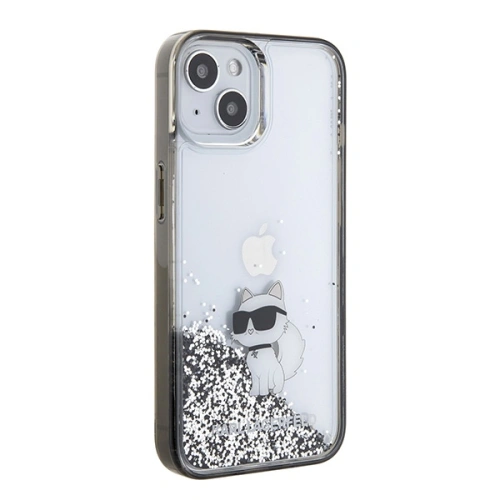 Kup Etui Karl Lagerfeld KLHCP15SLKCNSK Apple iPhone 15 hardcase Liquid Glitter Choupette průhledné - KLD1698 - {ean13} - Sklep Home Screen