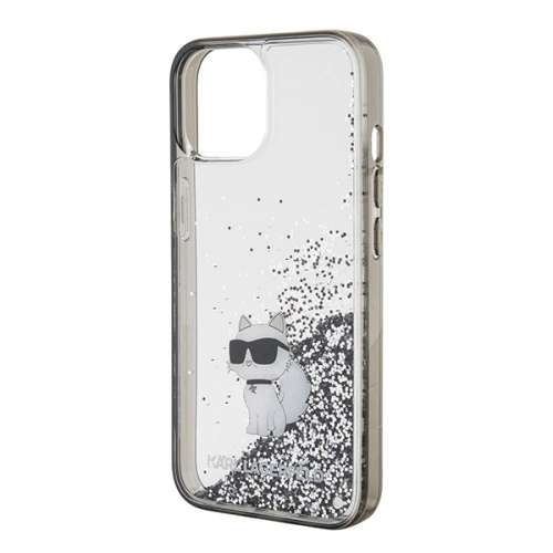 Kup Etui Karl Lagerfeld KLHCP15SLKCNSK Apple iPhone 15 hardcase Liquid Glitter Choupette průhledné - KLD1698 - {ean13} - Sklep Home Screen
