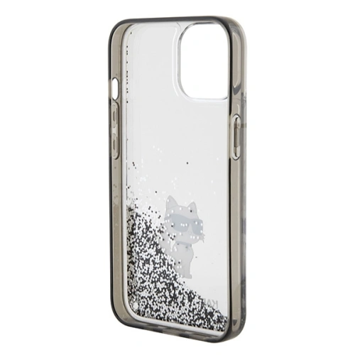 Kup Etui Karl Lagerfeld KLHCP15SLKCNSK Apple iPhone 15 hardcase Liquid Glitter Choupette průhledné - KLD1698 - {ean13} - Sklep Home Screen