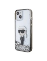 Kup Karl Lagerfeld Apple Caz KLHCP15SLKNSK iPhone 15 hardcase Liquid Glitter Ikonik transparent - KLD1699 - {ean13} - Sklep Home Screen