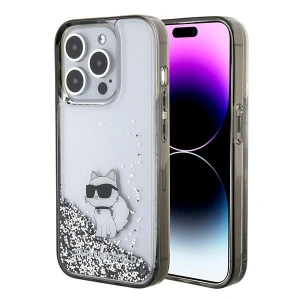 Kup Etui Karl Lagerfeld KLHCP15XLKCNSK Apple iPhone 15 Pro Max hardcase Liquid Glitter Choupette průhledné - KLD1700 - {ean13} - Sklep Home Screen