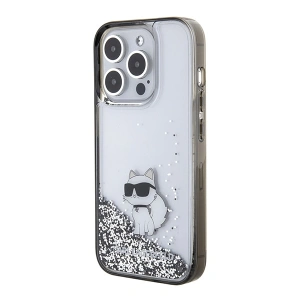 Kup Etui Karl Lagerfeld KLHCP15XLKCNSK Apple iPhone 15 Pro Max hardcase Liquid Glitter Choupette transparent - KLD1700 - {ean13} - Sklep Home Screen