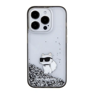 Buy Karl Lagerfeld KLHCP15XLKCNSK Apple iPhone 15 Pro Max hardcase Liquid Glitter Choupette transparent - KLD1700 - {ean13} - Home Screen Store Europe