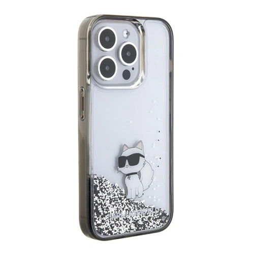 Kup Etui Karl Lagerfeld KLHCP15XLKCNSK Apple iPhone 15 Pro Max hardcase Liquid Glitter Choupette průhledné - KLD1700 - {ean13} - Sklep Home Screen