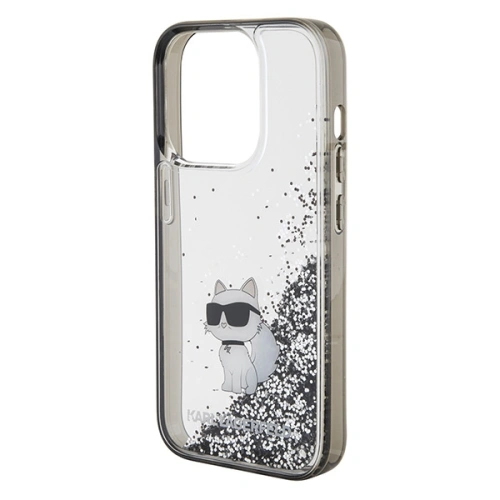 Kup Etui Karl Lagerfeld KLHCP15XLKCNSK Apple iPhone 15 Pro Max hardcase Liquid Glitter Choupette průhledné - KLD1700 - {ean13} - Sklep Home Screen