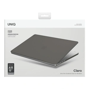 Kup Etui UNIQ Claro Apple MacBook Air 15 2023 przezroczysty szary/smoke matte grey - UNIQ992 - {ean13} - Sklep Home Screen