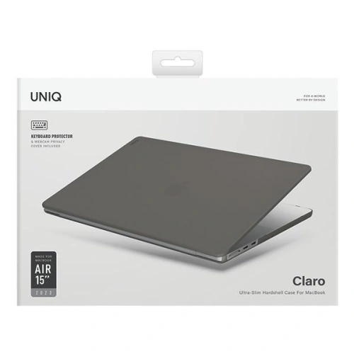 Kup Etui UNIQ Claro Apple MacBook Air 15 2023 átlátszó szürke/füst matt szürke - UNIQ992 - {ean13} - Sklep Home Screen