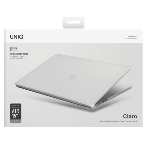 Kup Apple UNIQ Claro caz MacBook Air 15 2023 clar/dove mat clar - UNIQ993 - {ean13} - Sklep Home Screen