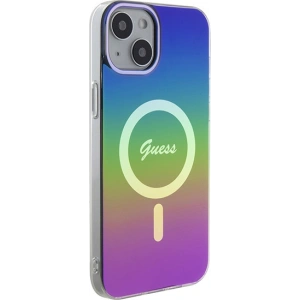 Etui Guess GUHMP15SHITSK Apple iPhone 15 hardcase IML Iridescent MagSafe wielokolorowy/rainbow