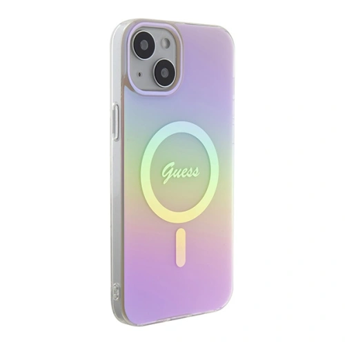 Kup Etui Guess GUHMP15SHITSP Apple iPhone 15 hardcase IML Iridescent MagSafe růžový/pink - GUE2885 - {ean13} - Sklep Home Screen