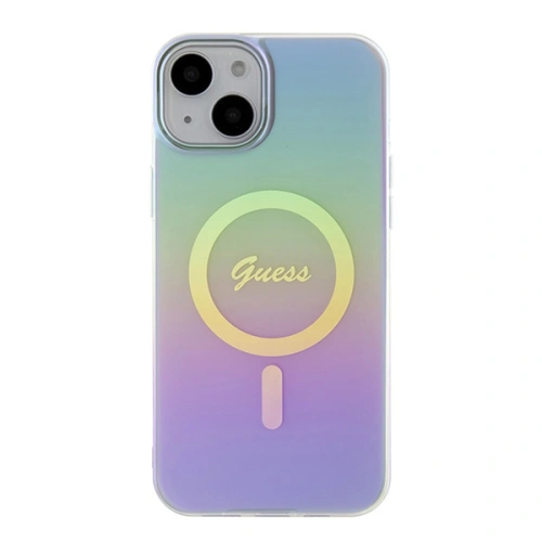 Kup Guess Apple Geantă GUHMP15SHITSU iPhone 15 hardcase IML Iridescent MagSafe violet/violet - GUE2887 - {ean13} - Sklep Home Screen