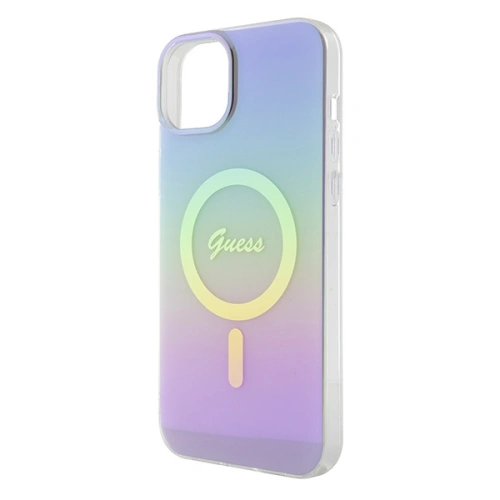Kup Guess Apple Geantă GUHMP15SHITSU iPhone 15 hardcase IML Iridescent MagSafe violet/violet - GUE2887 - {ean13} - Sklep Home Screen