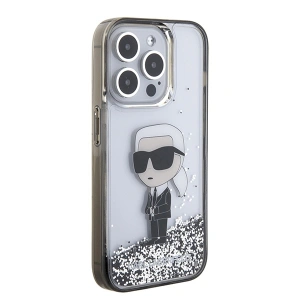 Kup Etui Karl Lagerfeld KLHCP15XLKKNSK Apple iPhone 15 Pro Max hardcase Liquid Glitter Ikonik transparent - KLD1701 - {ean13} - Sklep Home Screen