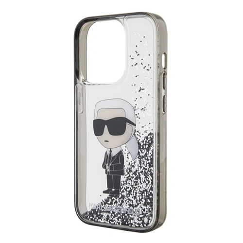 Kup Etui Karl Lagerfeld KLHCP15XLKKNSK Apple iPhone 15 Pro Max hardcase Liquid Glitter Ikonik áttetsző - KLD1701 - {ean13} - Sklep Home Screen