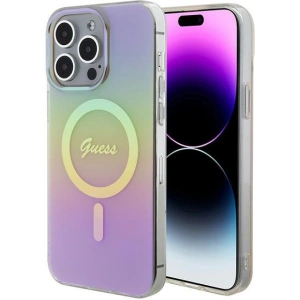 Kup Etui Guess GUHMP15XHITSP Apple iPhone 15 Pro Max hardcase IML Iridescent MagSafe růžový/pink - GUE2889 - {ean13} - Sklep Home Screen