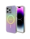 Etui Guess GUHMP15XHITSP Apple iPhone 15 Pro Max hardcase IML Iridescent MagSafe rózsaszín/pink