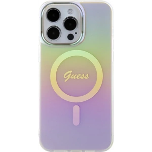 Buy Guess GUHMP15XHITSP Apple iPhone 15 Pro Max hardcase IML Iridescent MagSafe pink - GUE2889 - {ean13} - Home Screen Store Europe