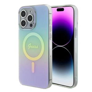 Kup Etui Guess GUHMP15XHITSQ Apple iPhone 15 Pro Max hardcase IML Iridescent MagSafe tyrkysový/turquoise - GUE2890 - {ean13} - Sklep Home Screen