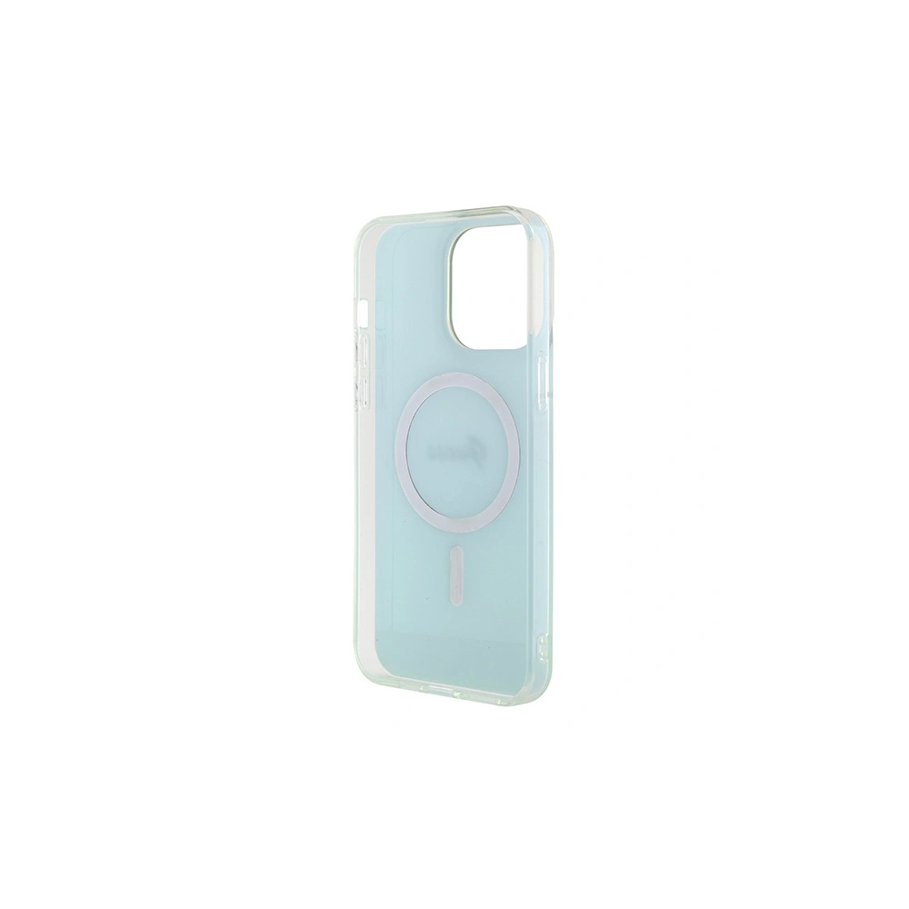 Etui Guess GUHMP15XHITSQ Apple iPhone 15 Pro Max hardcase IML Iridescent MagSafe turkusowy/turquoise