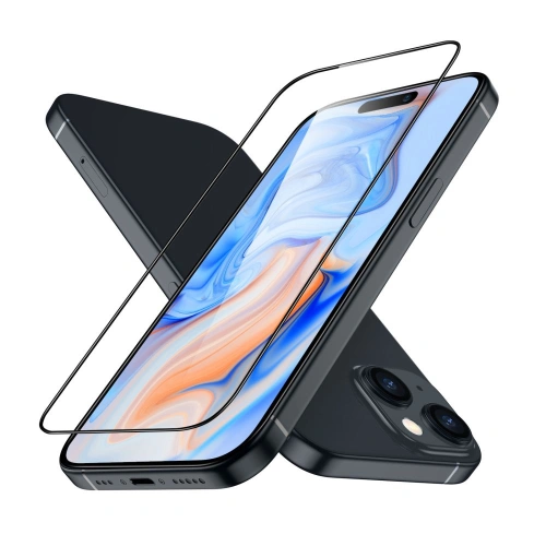 Kup Gehärtetes Glas ESR Armorite Apple iPhone 15 Schwarz - ESR733 - {ean13} - Sklep Home Screen