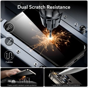 Kup Gehärtetes Glas ESR Armorite Apple iPhone 15 Pro Max Schwarz - ESR736 - {ean13} - Sklep Home Screen