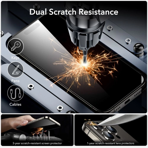 Kup Edzett üveg ESR Armorite Apple iPhone 15 Pro Max Fekete - ESR736 - {ean13} - Sklep Home Screen