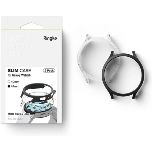 Kup Etui Ringke Slim Samsung Galaxy Watch 6 44mm Clear & Black [2 PACK] - RGK1831 - {ean13} - Sklep Home Screen